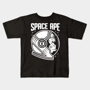 Space Ape To The Moon Kids T-Shirt